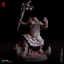 Load image into Gallery viewer, Rage Unbound - Enemy - Fire Giant 75mm, The Nightfall Cult, Ennemy, Flesh of Gods, for Wargames, Dungeons &amp; Dragons TTRPG
