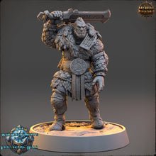 Load image into Gallery viewer, Vikings - Eirik Frostbeard - The Wintershadows of Frostfang Hold, daybreak miniatures, for Wargames, Pathfinder, Dungeons &amp; Dragons
