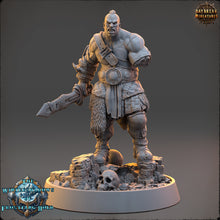 Load image into Gallery viewer, Vikings - Gunnolf Ironjaw - The Wintershadows of Frostfang Hold, daybreak miniatures, for Wargames, Pathfinder, Dungeons &amp; Dragons
