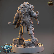 Load image into Gallery viewer, Vikings - Haldor Skullsplitter - The Wintershadows of Frostfang Hold, daybreak miniatures, for Wargames, Pathfinder, Dungeons &amp; Dragons
