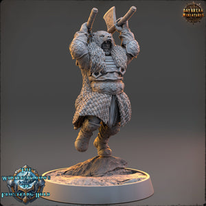 Vikings - Leifr Thunderheart - The Wintershadows of Frostfang Hold, daybreak miniatures, for Wargames, Pathfinder, Dungeons & Dragons