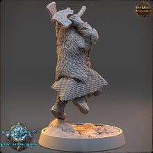 Load image into Gallery viewer, Vikings - Leifr Thunderheart - The Wintershadows of Frostfang Hold, daybreak miniatures, for Wargames, Pathfinder, Dungeons &amp; Dragons
