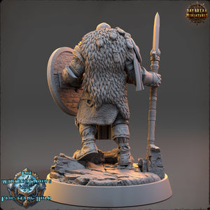 Vikings - Rolf Ravenshadow - The Wintershadows of Frostfang Hold, daybreak miniatures, for Wargames, Pathfinder, Dungeons & Dragons