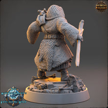 Load image into Gallery viewer, Vikings - Vidarr Frostwind - The Wintershadows of Frostfang Hold, daybreak miniatures, for Wargames, Pathfinder, Dungeons &amp; Dragons
