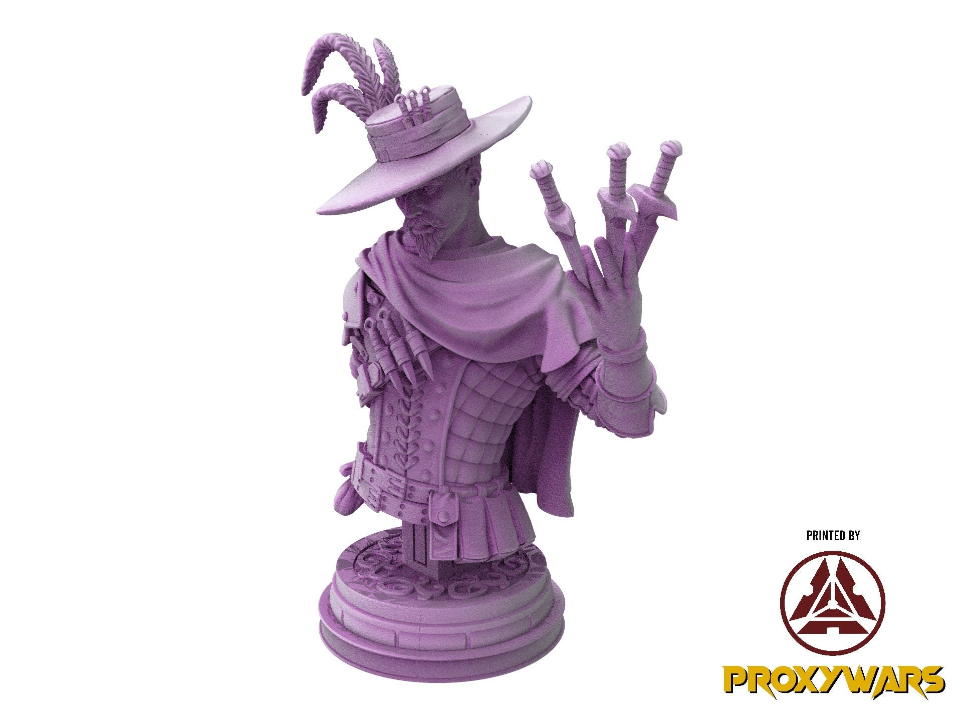 The Untamed Frontier - Bust - Lirey, Spectral Whisper, Spectral war, Flesh of Gods, for Wargames, Dungeons & Dragons TTRPG