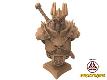 Load image into Gallery viewer, The Godless Inquisition - Bust - Wight 01, depths of the abyss, Flesh of Gods, for Wargames, Dungeons &amp; Dragons TTRPG
