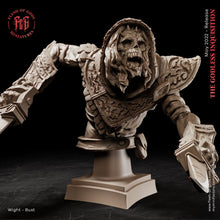 Load image into Gallery viewer, The Godless Inquisition - Bust - Wight 01, depths of the abyss, Flesh of Gods, for Wargames, Dungeons &amp; Dragons TTRPG
