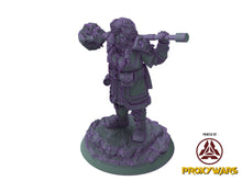 Load image into Gallery viewer, The Underground Experiment - Hero - Female Dwarf, unleash horrors, Flesh of Gods, for Wargames, Dungeons &amp; Dragons TTRPG
