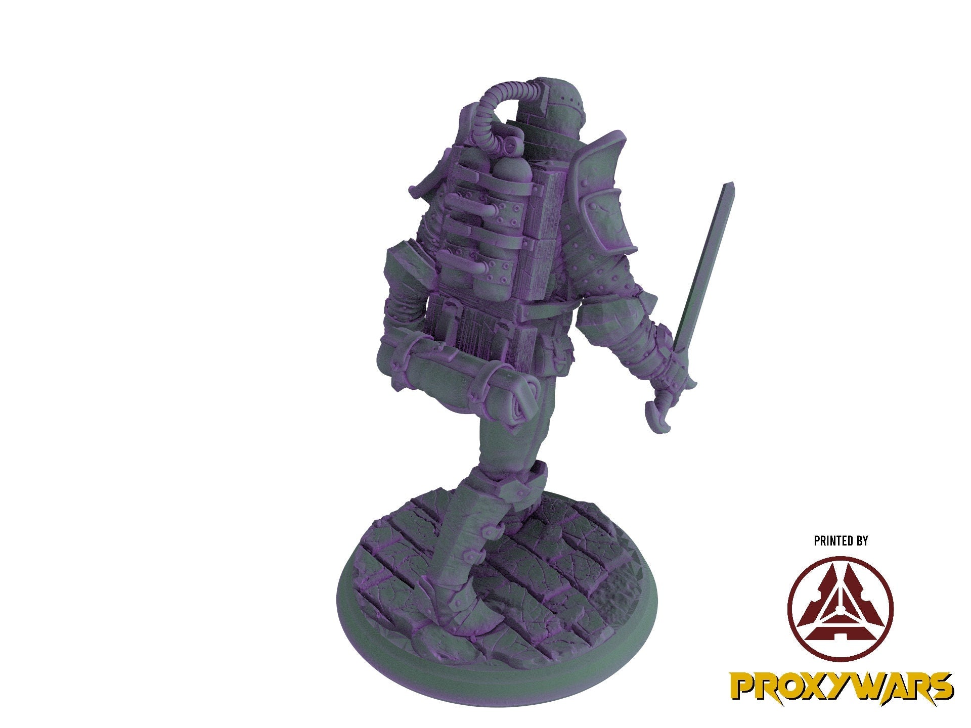 The Underground Experiment - Villain - Infected Guard - Pose 01, Flesh of Gods, for Wargames, Dungeons & Dragons TTRPG