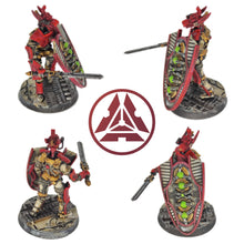 Load image into Gallery viewer, Cinan - Anubis - Peret - Pharmouti : Line, Battle Drone, space robot guardians of the Necropolis, modular posable miniatures
