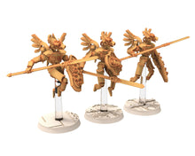 Load image into Gallery viewer, Cinan - Anubis - Peret - Pharmouti : Line, Battle Drone, space robot guardians of the Necropolis, modular posable miniatures
