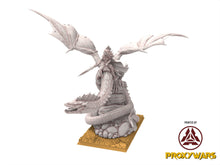 Load image into Gallery viewer, Hight Elves - Silvermoor - YNARIEL Princess on Dragon, Fantasy elves, usable for 9th Age, Fantasy Battle, Oldhammer, King of war
