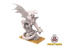 Load image into Gallery viewer, Hight Elves - Silvermoor - YNARIEL Princess on Dragon, Fantasy elves, usable for 9th Age, Fantasy Battle, Oldhammer, King of war
