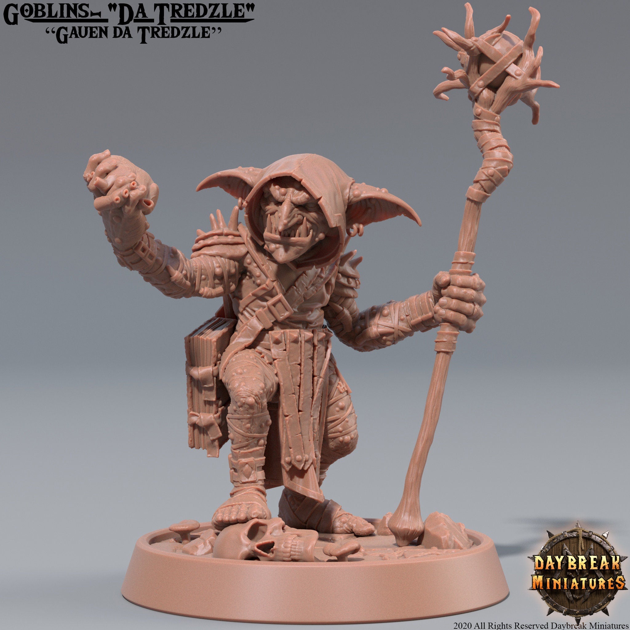 Goblins da Tredzle - Benjagr da Tredzle, quest for glory, DayBreak Miniatures, for Wargames, Dungeons & Dragons TTRPG