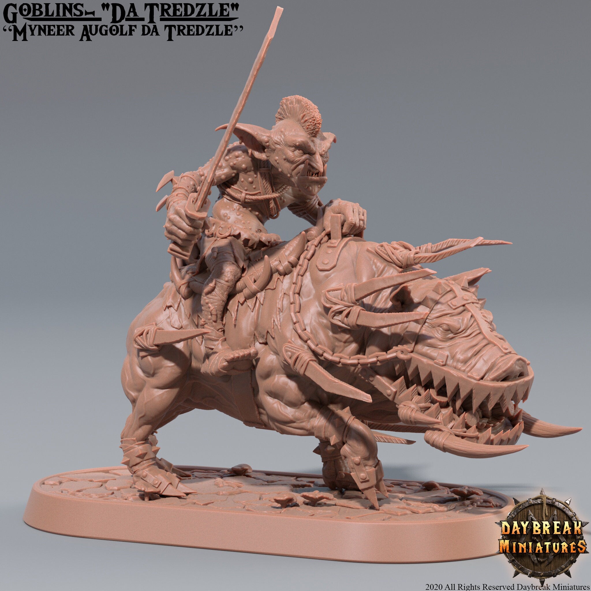 Goblins da Tredzle - Gauen da Tredzle, quest for glory, DayBreak Miniatures, for Wargames, Dungeons & Dragons TTRPG