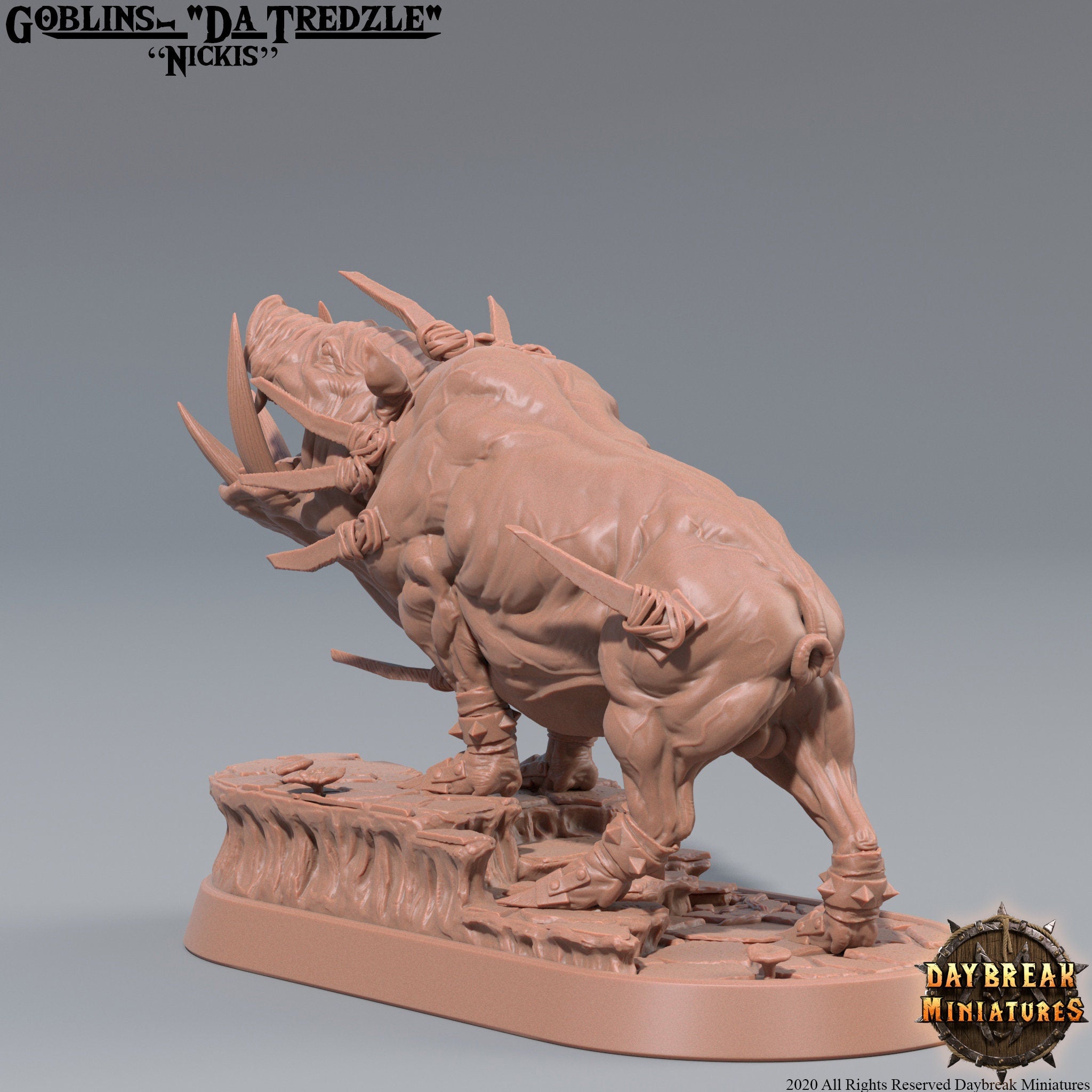 Goblins da Tredzle - Nickis, quest for glory, DayBreak Miniatures, for Wargames, Dungeons & Dragons TTRPG