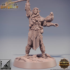 The Elves of the High Hollow - Merlo Kataa, quest for glory, DayBreak Miniatures, for Wargames, Dungeons & Dragons TTRPG