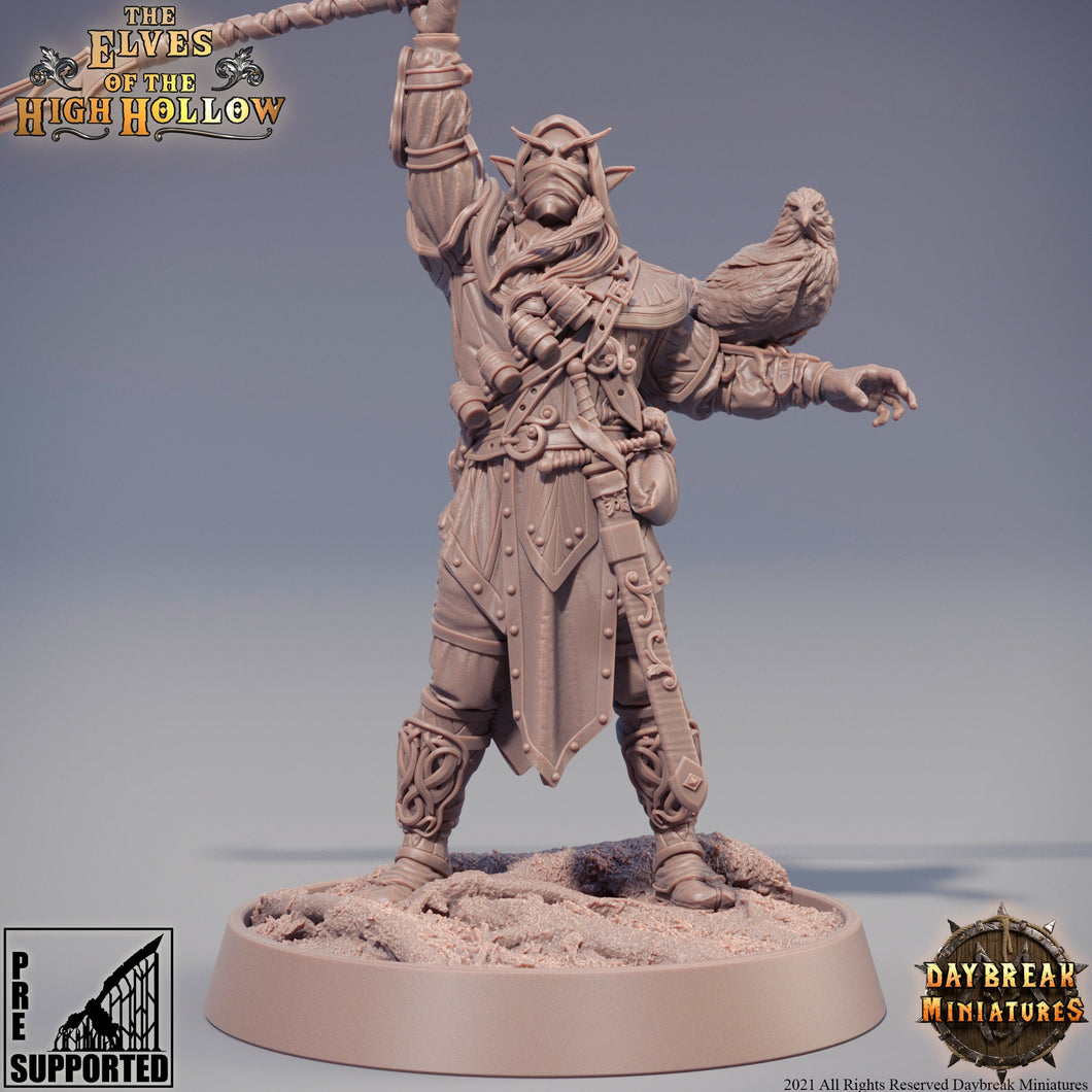 The Elves of the High Hollow - Marra, daughter of Faeren, quest for glory, DayBreak Miniatures, for Wargames, Dungeons & Dragons TTRPG