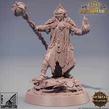 Load image into Gallery viewer, The Elves of the High Hollow - Merlo Kataa, quest for glory, DayBreak Miniatures, for Wargames, Dungeons &amp; Dragons TTRPG
