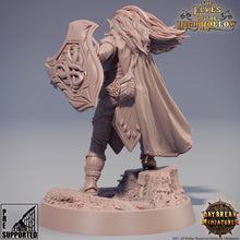 Load image into Gallery viewer, The Elves of the High Hollow - Merlo Kataa, quest for glory, DayBreak Miniatures, for Wargames, Dungeons &amp; Dragons TTRPG
