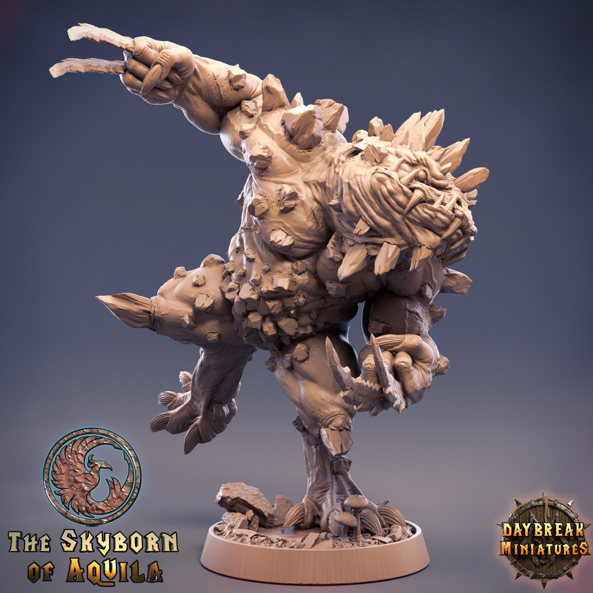 The Skyborn of Aquila - Prios Powerbeak, quest for glory, DayBreak Miniatures, for Wargames, Dungeons & Dragons TTRPG