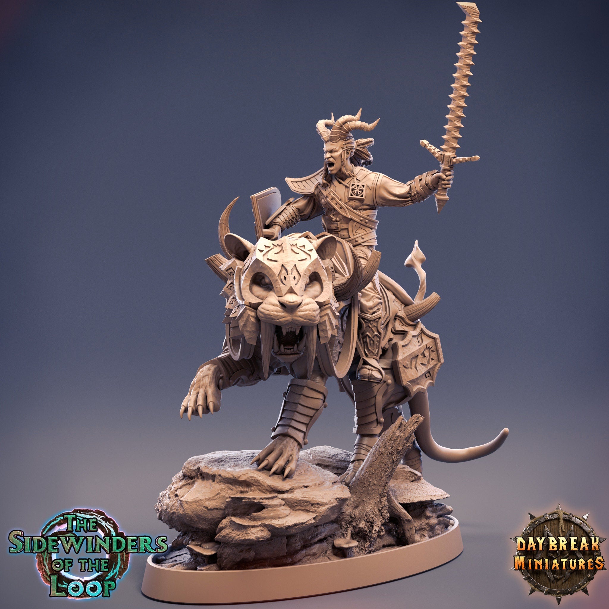 Tieflings The Sidewinders of the Loop - Gretchen Bylander, quest for glory, DayBreak Miniatures, for Wargames, Dungeons & Dragons TTRPG