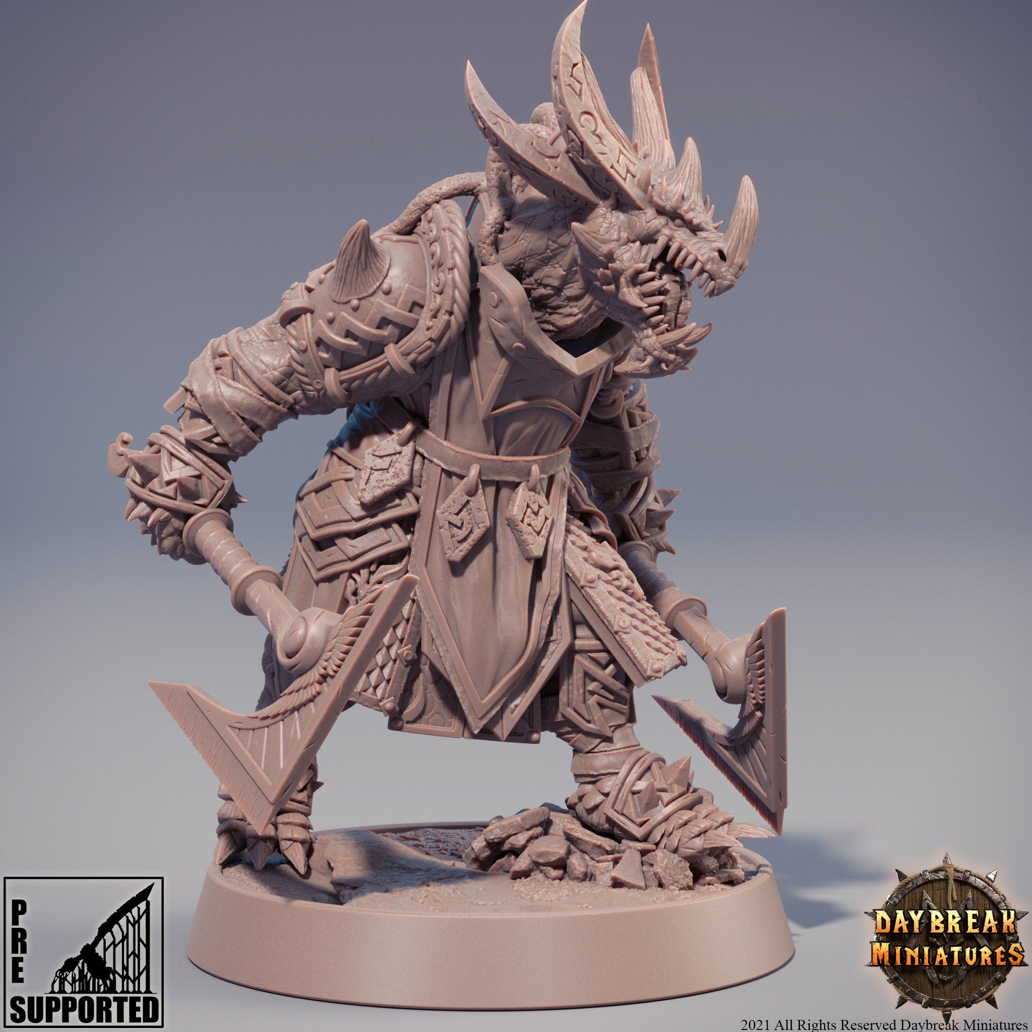 Dragonborn The Stoneborn of the Fire - High Stone of the holy, quest for glory, DayBreak Miniatures, for Wargames, Dungeons & Dragons TTRPG