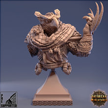 Load image into Gallery viewer, Homad the Shredder - BUST, quest for glory, DayBreak Miniatures, for Wargames, Dungeons &amp; Dragons TTRPG
