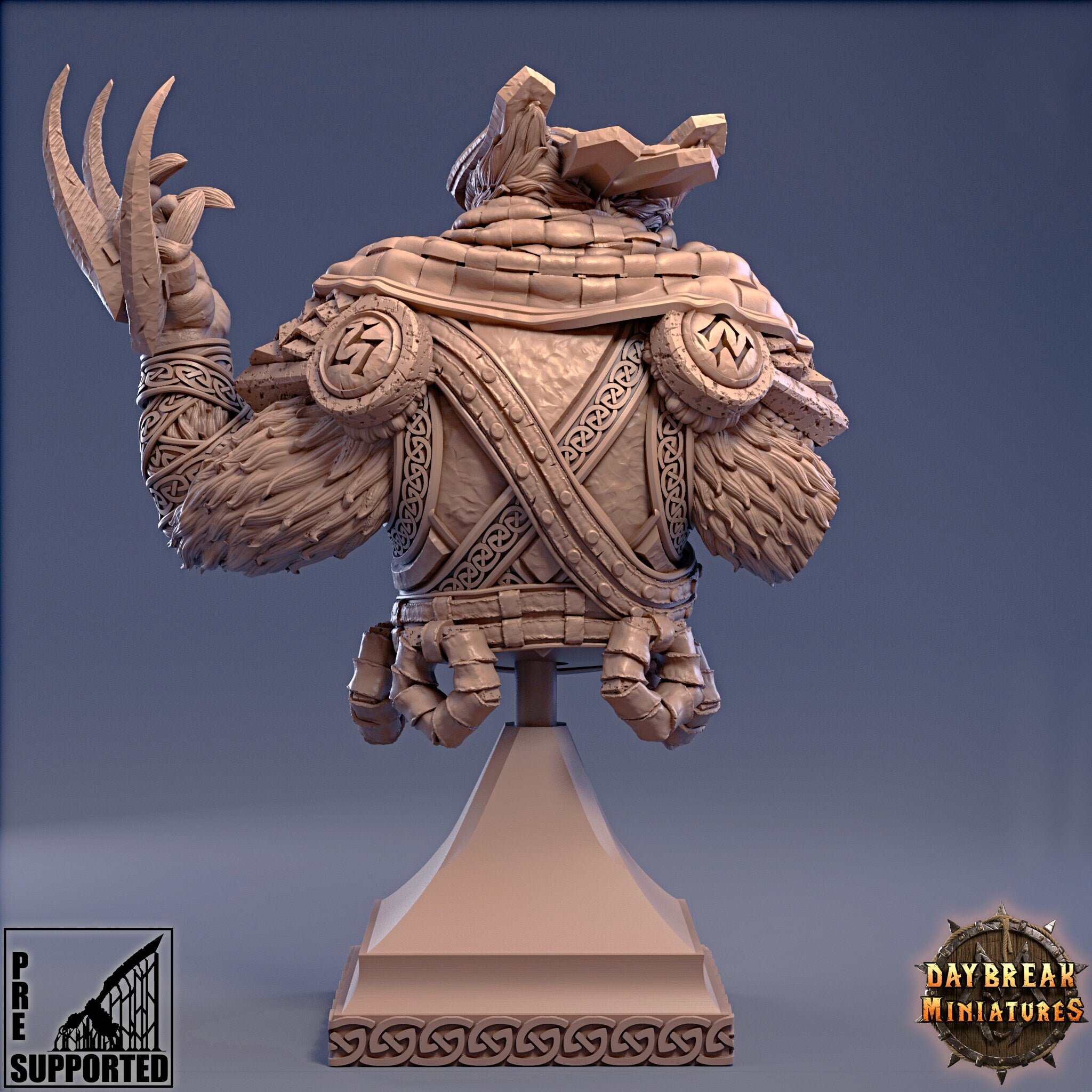 Feero Overglide - BUST, quest for glory, DayBreak Miniatures, for Wargames, Dungeons & Dragons TTRPG