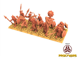 Cinan - Anubis - Chemou - Payni : Assault, Battle Drone, space robot guardians of the Necropolis, modular posable miniatures