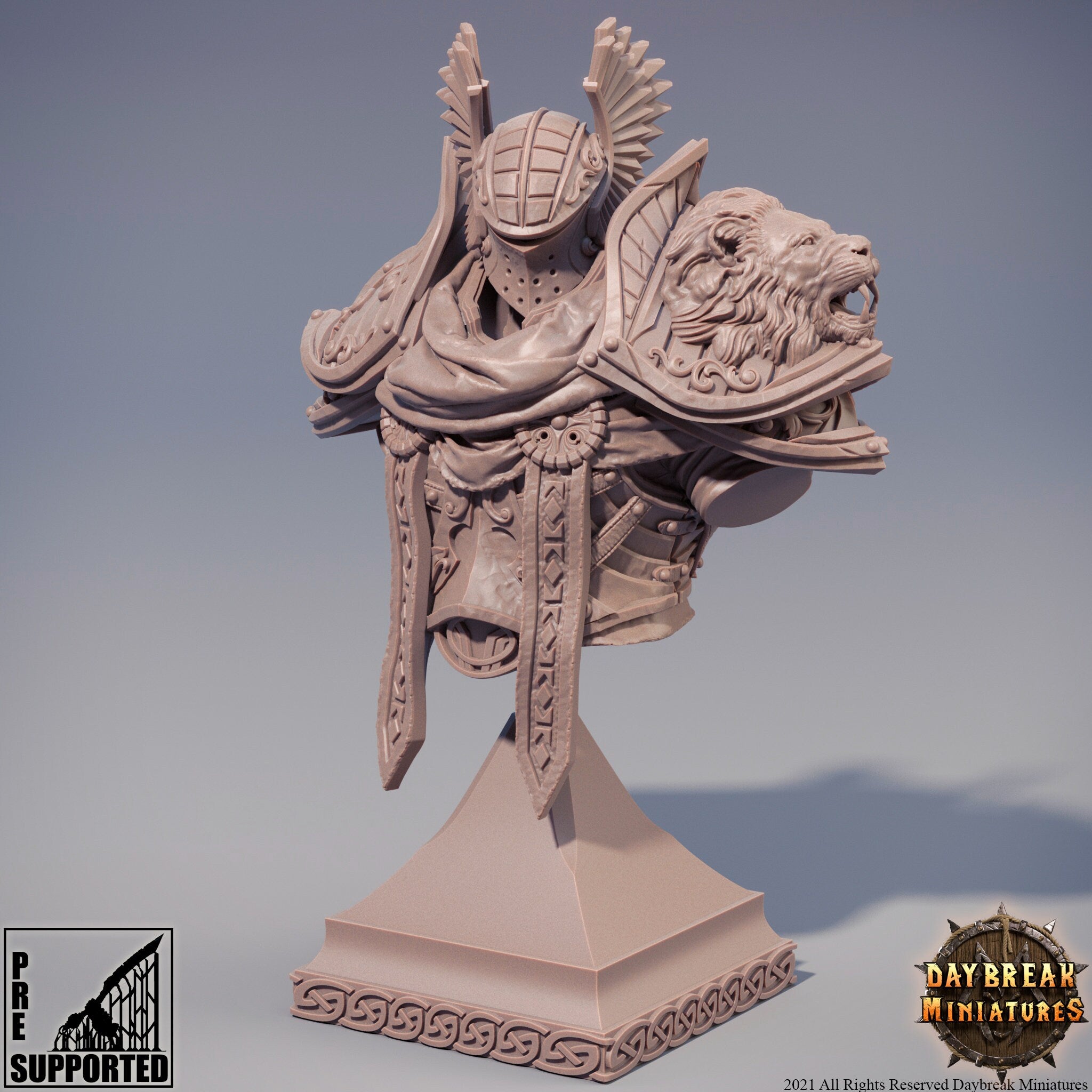 Petri - BUST, quest for glory, DayBreak Miniatures, for Wargames, Dungeons & Dragons TTRPG