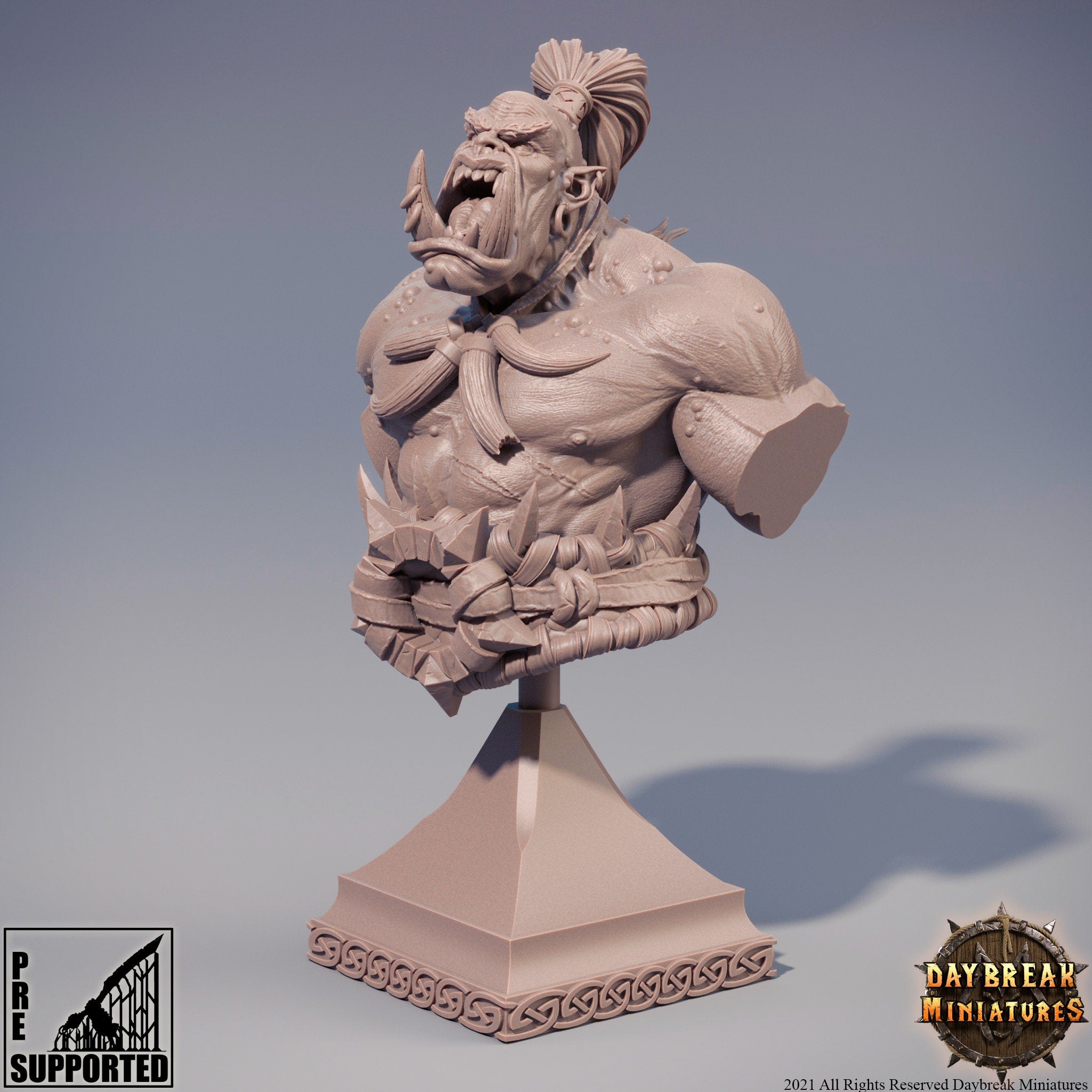 Deitin the Whisperer - BUST, quest for glory, DayBreak Miniatures, for Wargames, Dungeons & Dragons TTRPG