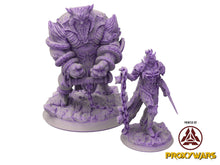 Load image into Gallery viewer, The scourges of war - Hero - Goliath Commander (25 mm), glory and honor, Ennemy, Flesh of Gods, for Wargames, Dungeons &amp; Dragons TTRPG
