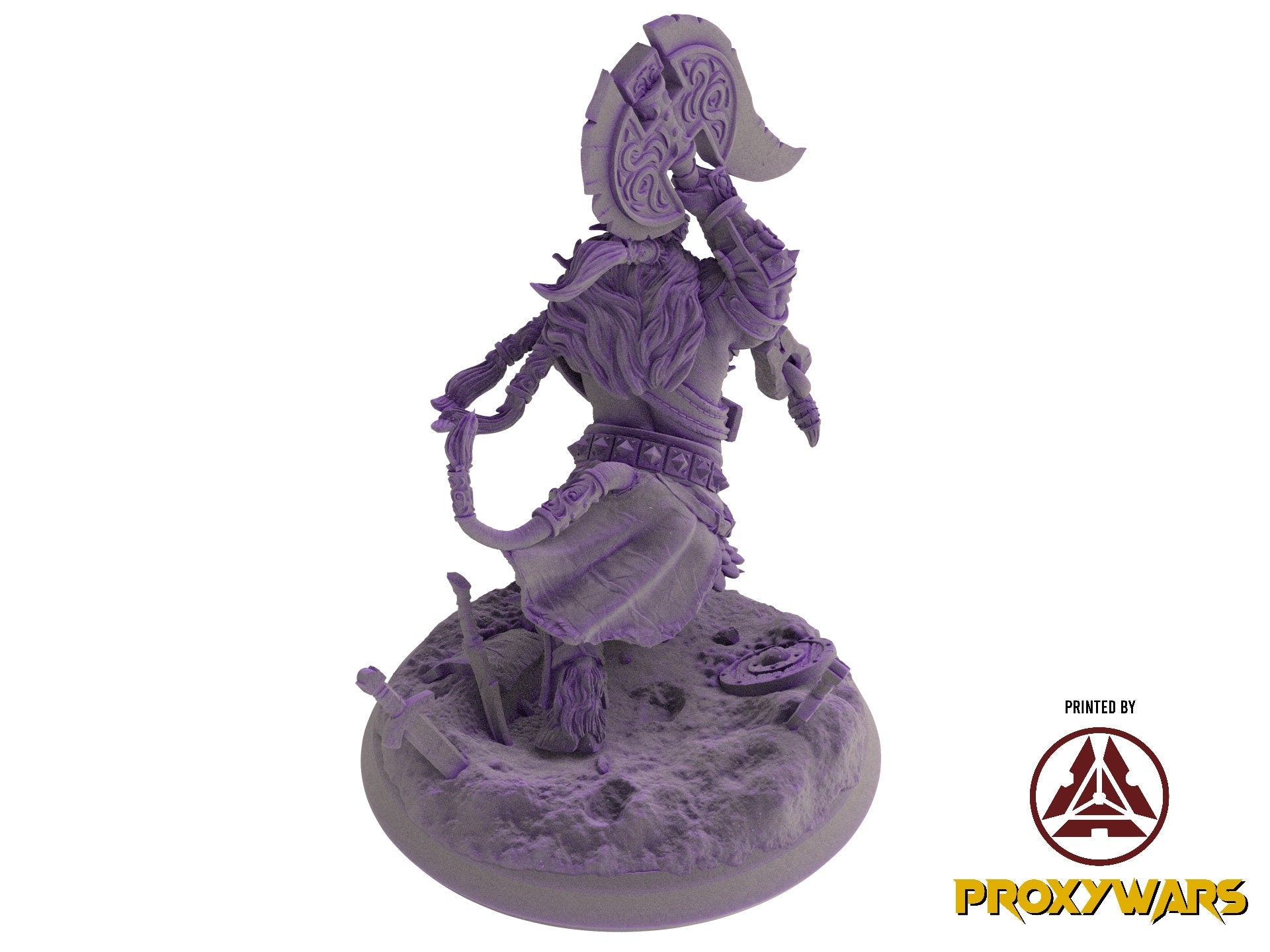 The scourges of war - Monster - Armored Minotaur, glory and honor, Ennemy, Flesh of Gods, for Wargames, Dungeons & Dragons TTRPG