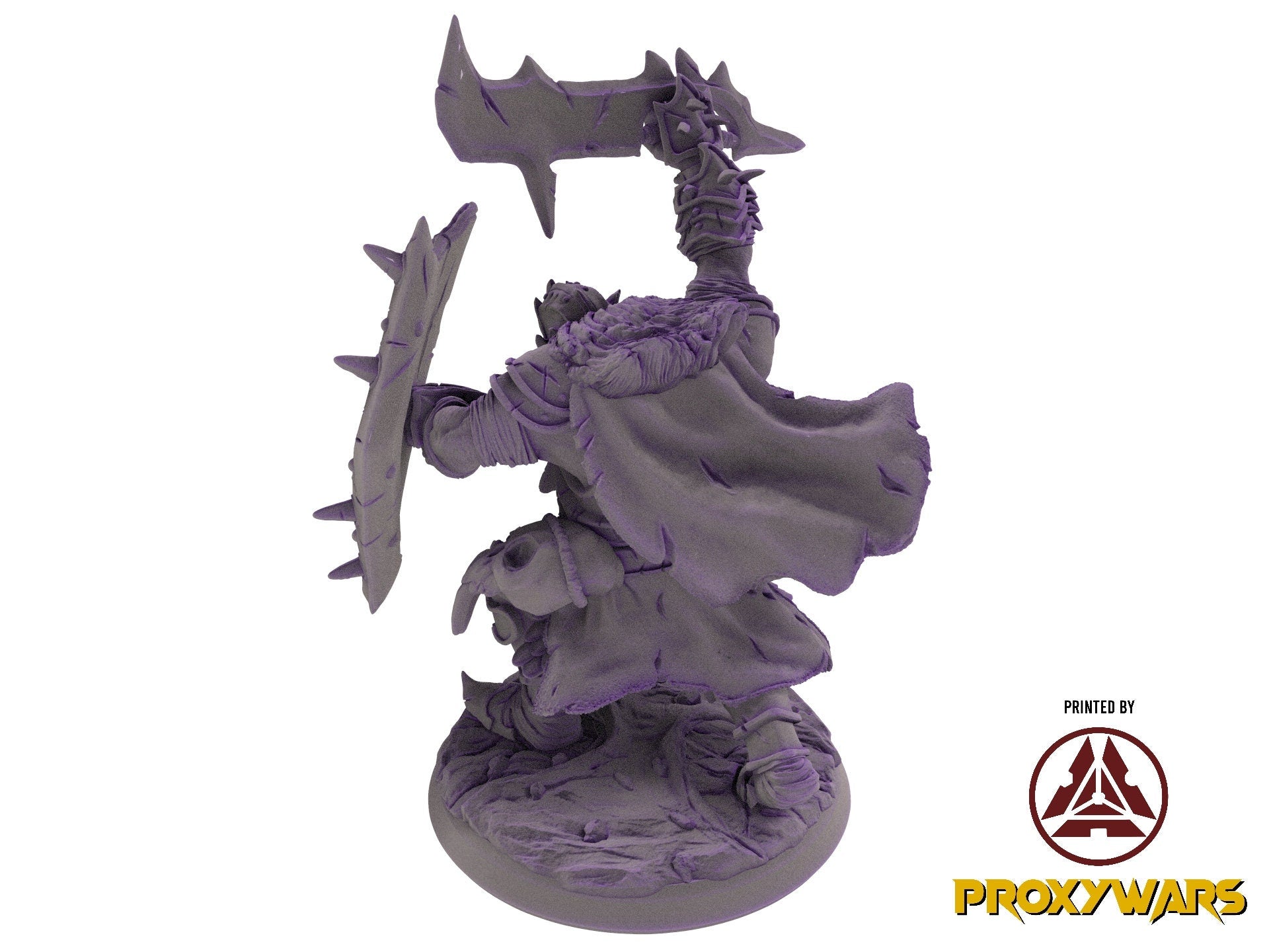 The scourges of war - Monster - Armored Minotaur, glory and honor, Ennemy, Flesh of Gods, for Wargames, Dungeons & Dragons TTRPG