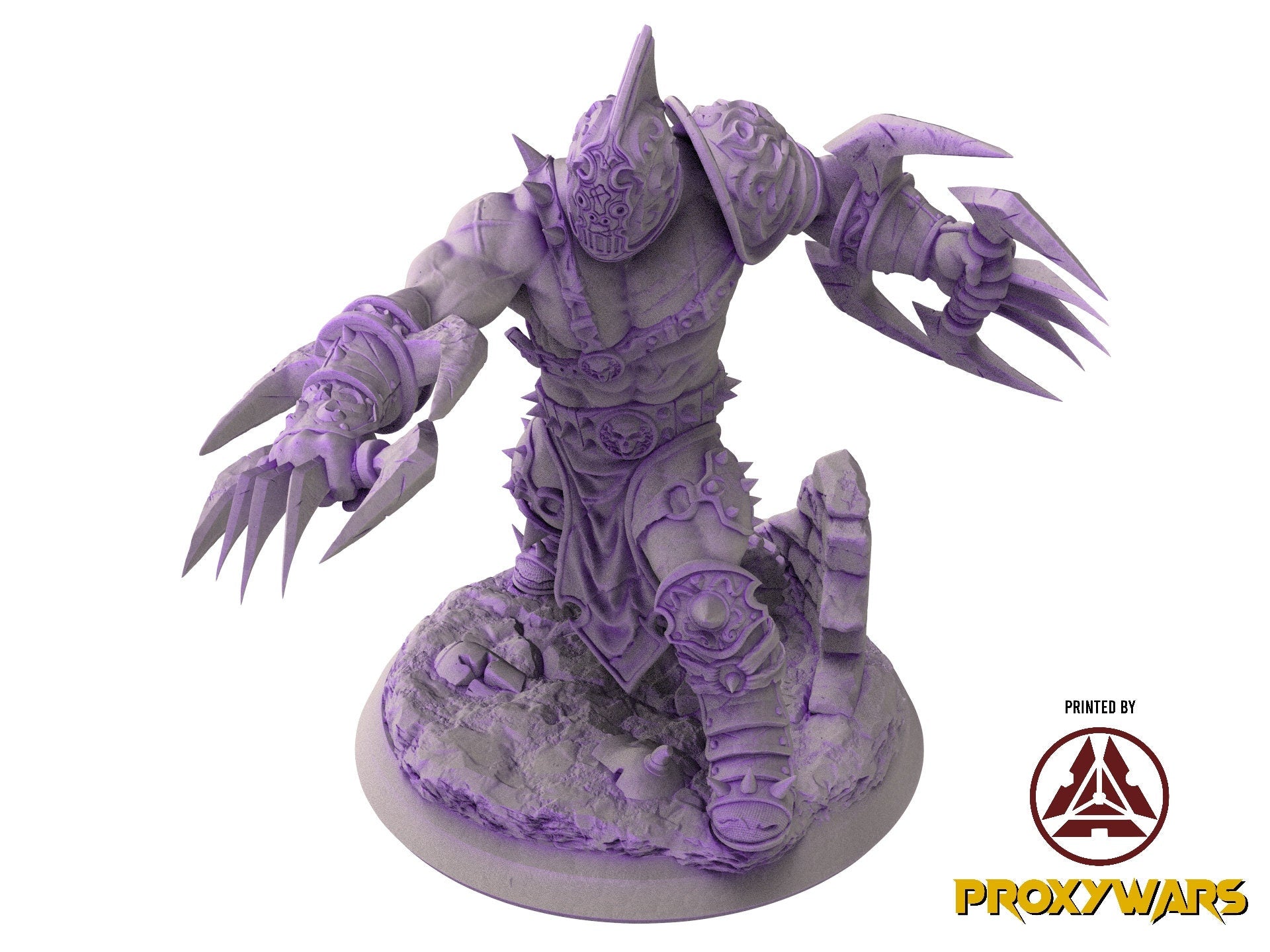 The scourges of war - NPC - Kraheger's Soldier 01 (25 mm) , glory and honor, Ennemy, Flesh of Gods, for Wargames, Dungeons & Dragons TTRPG