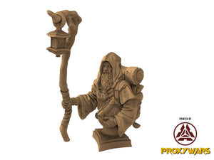 Grimoires of madness - Boss - The Archmage (25 mm) , forbidden magics, Ennemy, Flesh of Gods, for Wargames, Dungeons & Dragons TTRPG