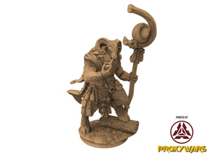 Grimoires of madness - Boss - The Archmage (25 mm) , forbidden magics, Ennemy, Flesh of Gods, for Wargames, Dungeons & Dragons TTRPG