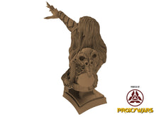 Load image into Gallery viewer, Grimoires of madness - Bust - The Archmage, forbidden magics, Ennemy, Flesh of Gods, for Wargames, Dungeons &amp; Dragons TTRPG
