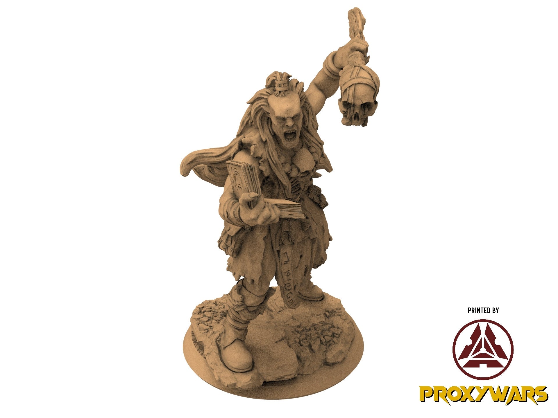 Grimoires of madness - Monster - Shellscream (50 mm), forbidden magics, Ennemy, Flesh of Gods, for Wargames, Dungeons & Dragons TTRPG