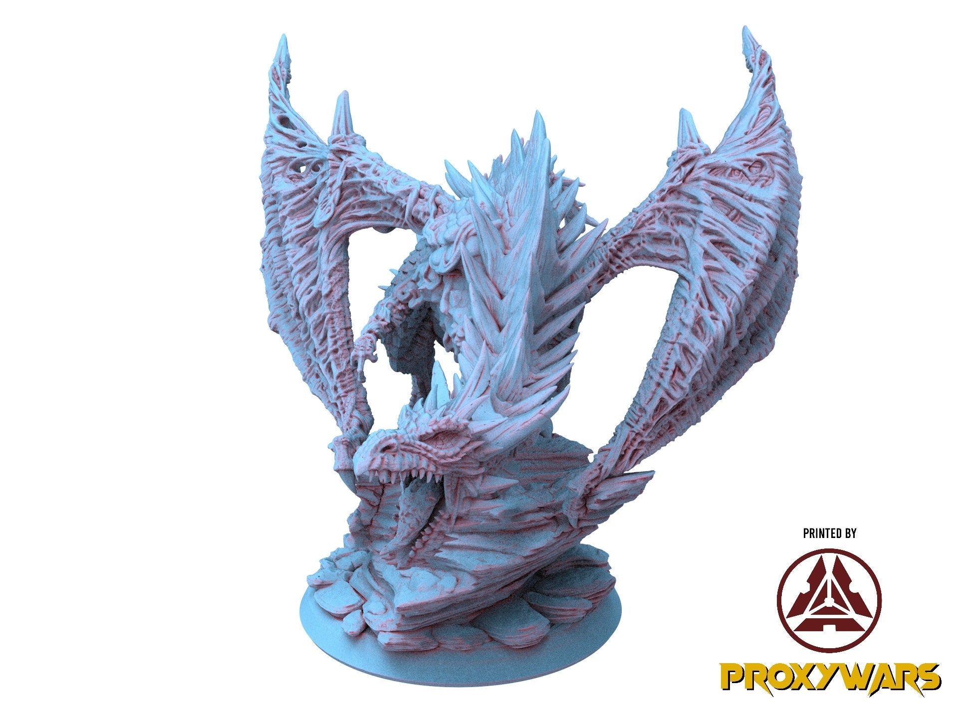 Echoes Of Corruption - Enemy - Corrupted Dragon (75 mm), light and darkness, Ennemy, Flesh of Gods, for Wargames, Dungeons & Dragons TTRPG