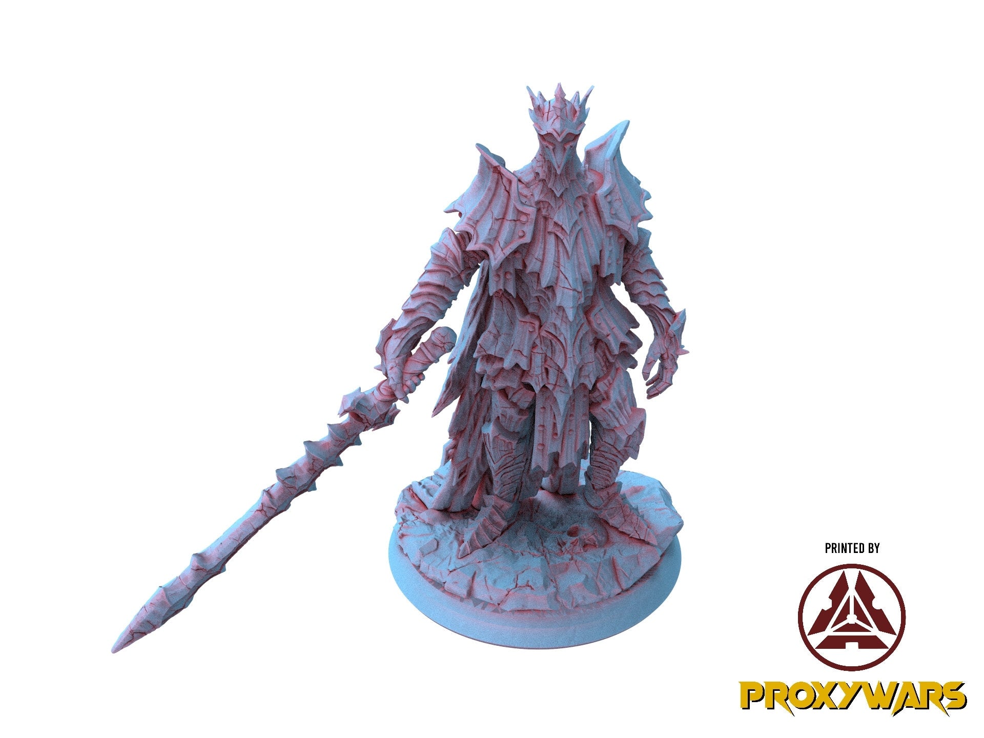 Echoes Of Corruption - Enemy - Spectral Knight 01 (25 mm), light and darkness, Ennemy, Flesh of Gods, for Wargames, Dungeons & Dragons TTRPG