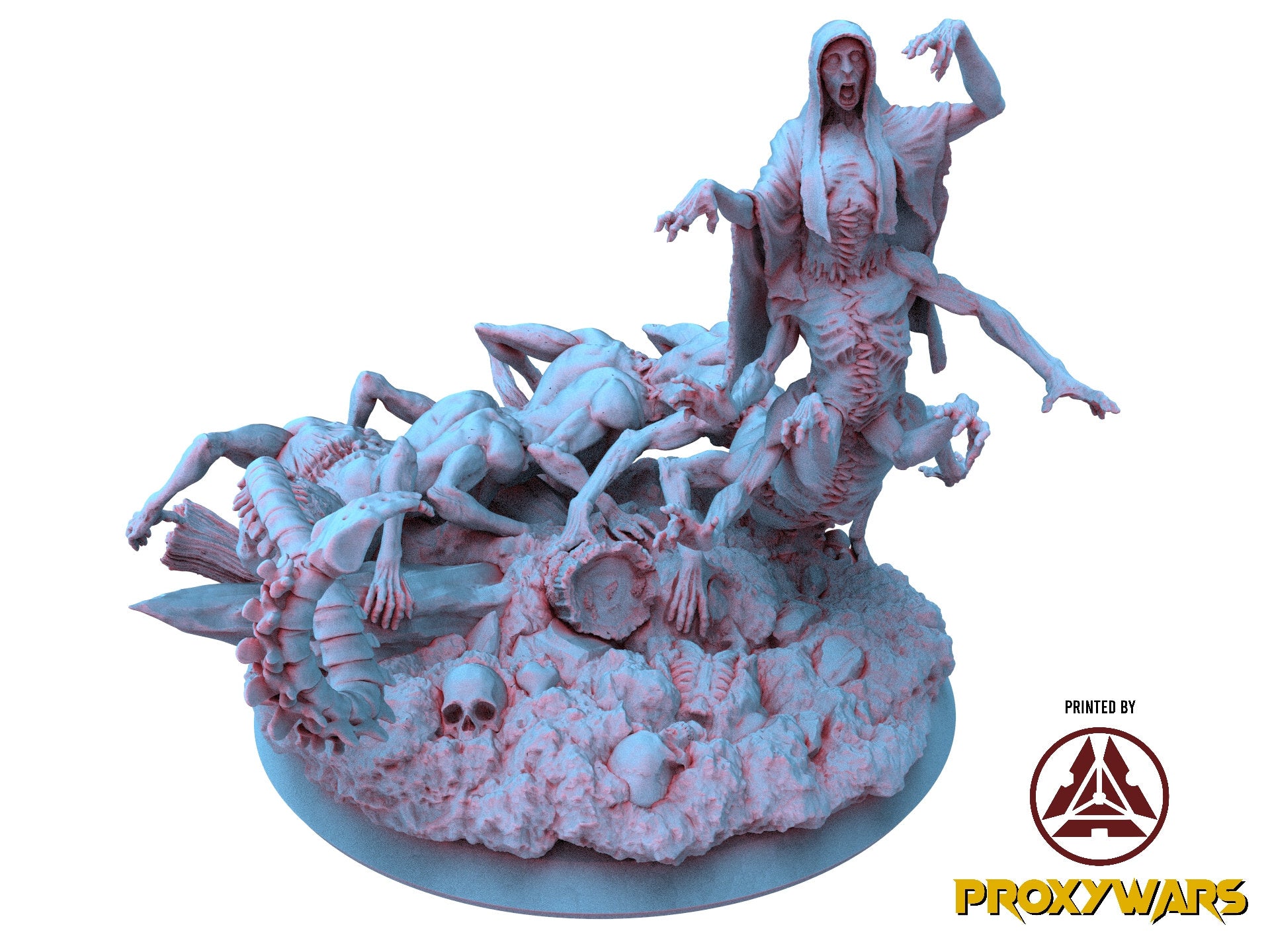 Echoes Of Corruption - Enemy - The Flesh Assembly (50 mm), light and darkness, Ennemy, Flesh of Gods, for Wargames, Dungeons & Dragons TTRPG