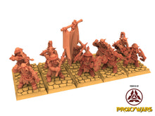 Load image into Gallery viewer, Cinan - Anubis - Chemou - Payni : Assault, Battle Drone, space robot guardians of the Necropolis, modular posable miniatures
