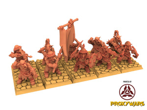 Cinan - Anubis - Chemou - Payni : Assault, Battle Drone, space robot guardians of the Necropolis, modular posable miniatures