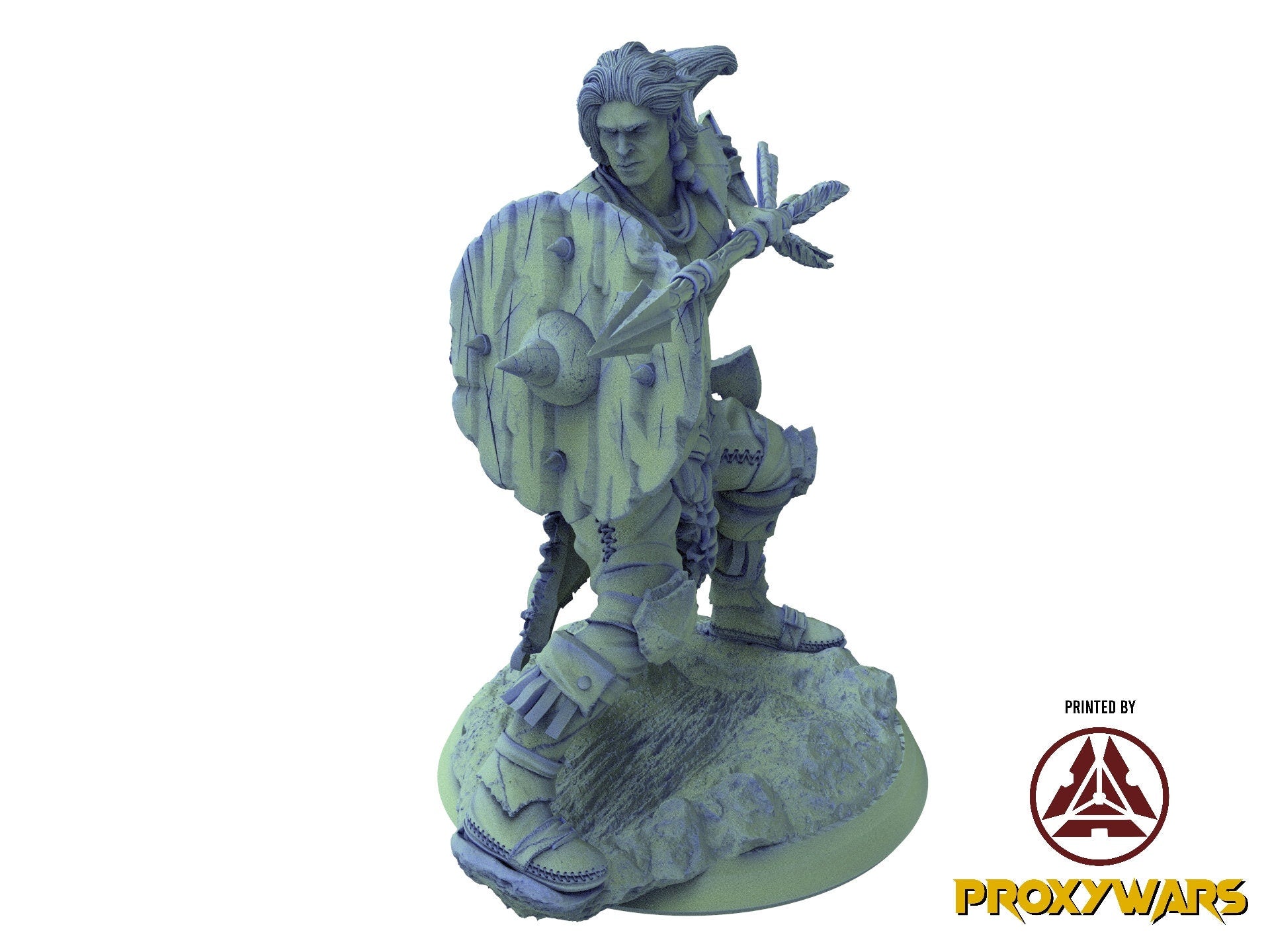 The tribal Gathering - NPC - Gnome Conjurer, fierce and proud warriors, Ennemy, Flesh of Gods, Wargames, Dungeons & Dragons TTRPG