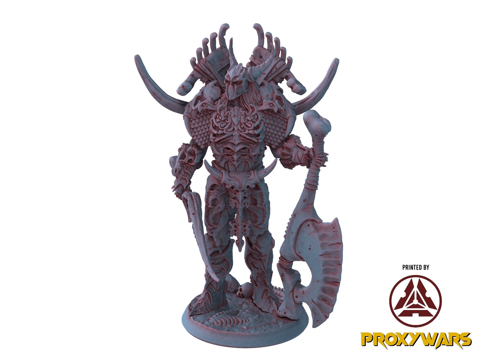 The Court Blood - Bust - Dwarf Creature Hunter, creatures of darkness, Ennemy, Flesh of Gods, for Wargames, Dungeons & Dragons TTRPG