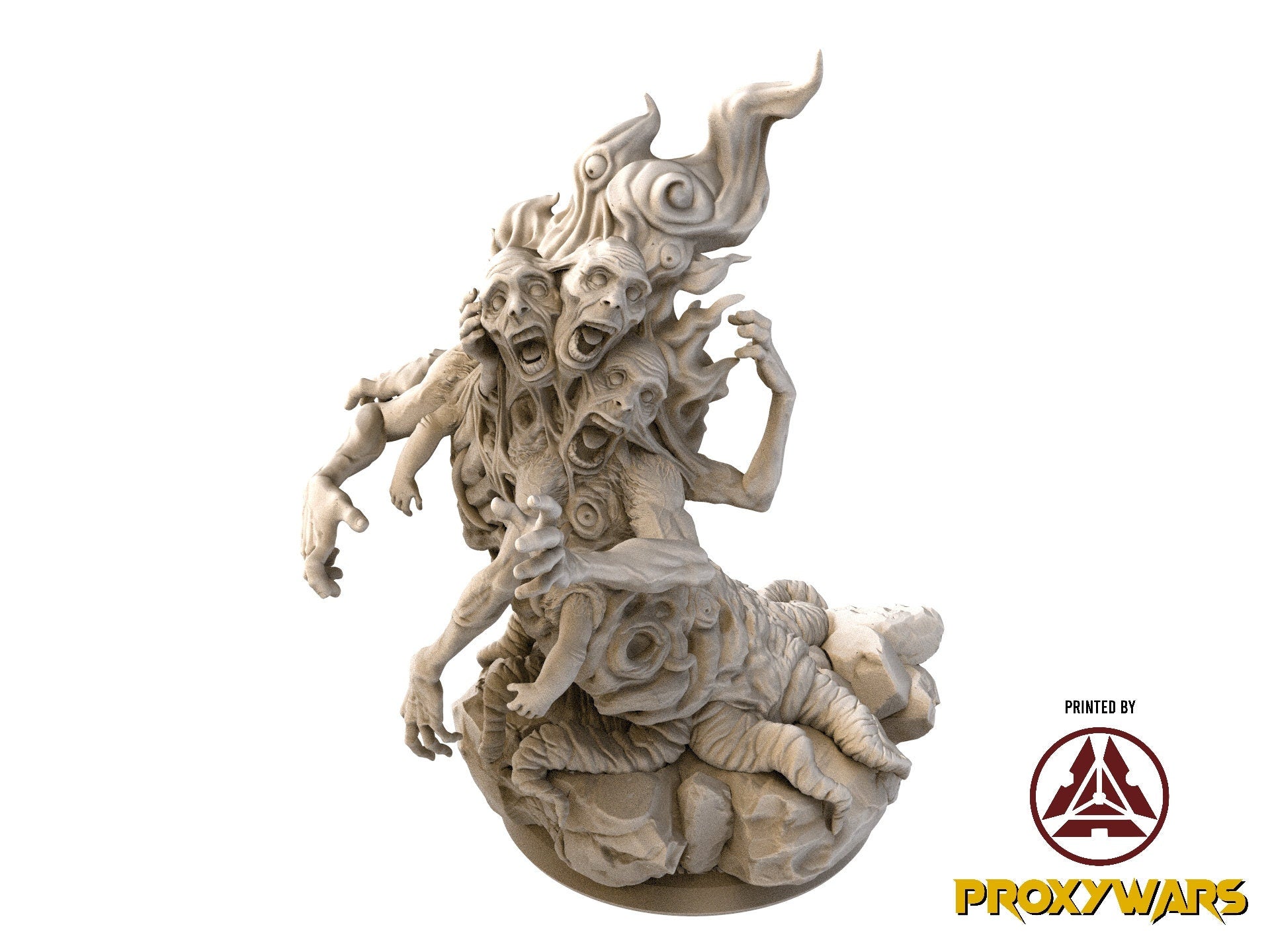 The Time Abyss - Enemy - Gynosphinx (50 mm), Light and darkness, Flesh of Gods, for Wargames, Dungeons & Dragons TTRPG
