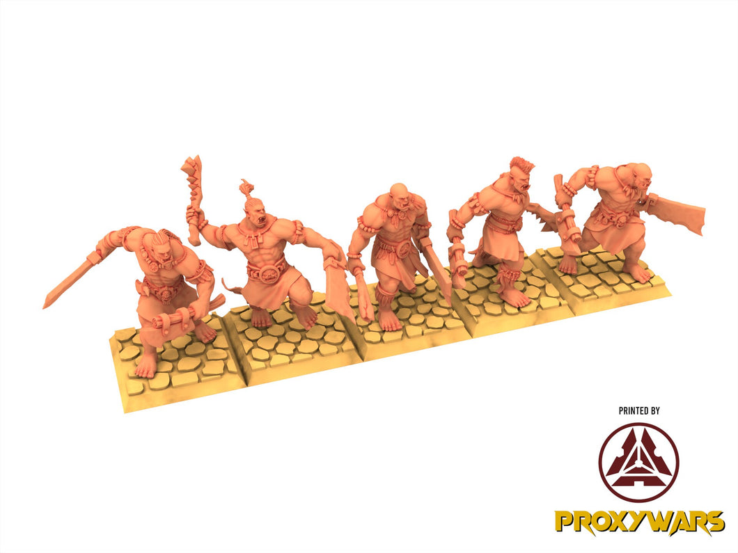 Cinan - Anubis - Chemou - Payni : Assault, Battle Drone, space robot guardians of the Necropolis, modular posable miniatures