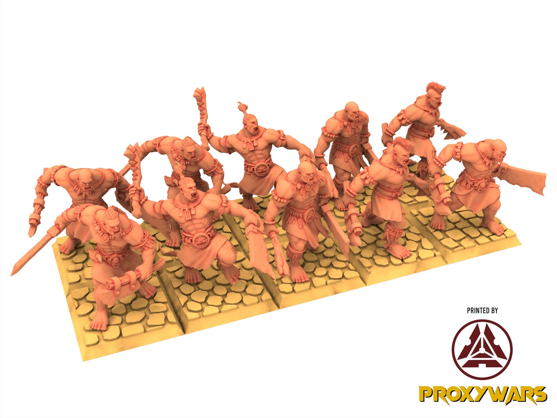 Orc & Goblin - Salanaar Orc Warriors V1, utilisables pour Oldhammer, king of wars, 9th age